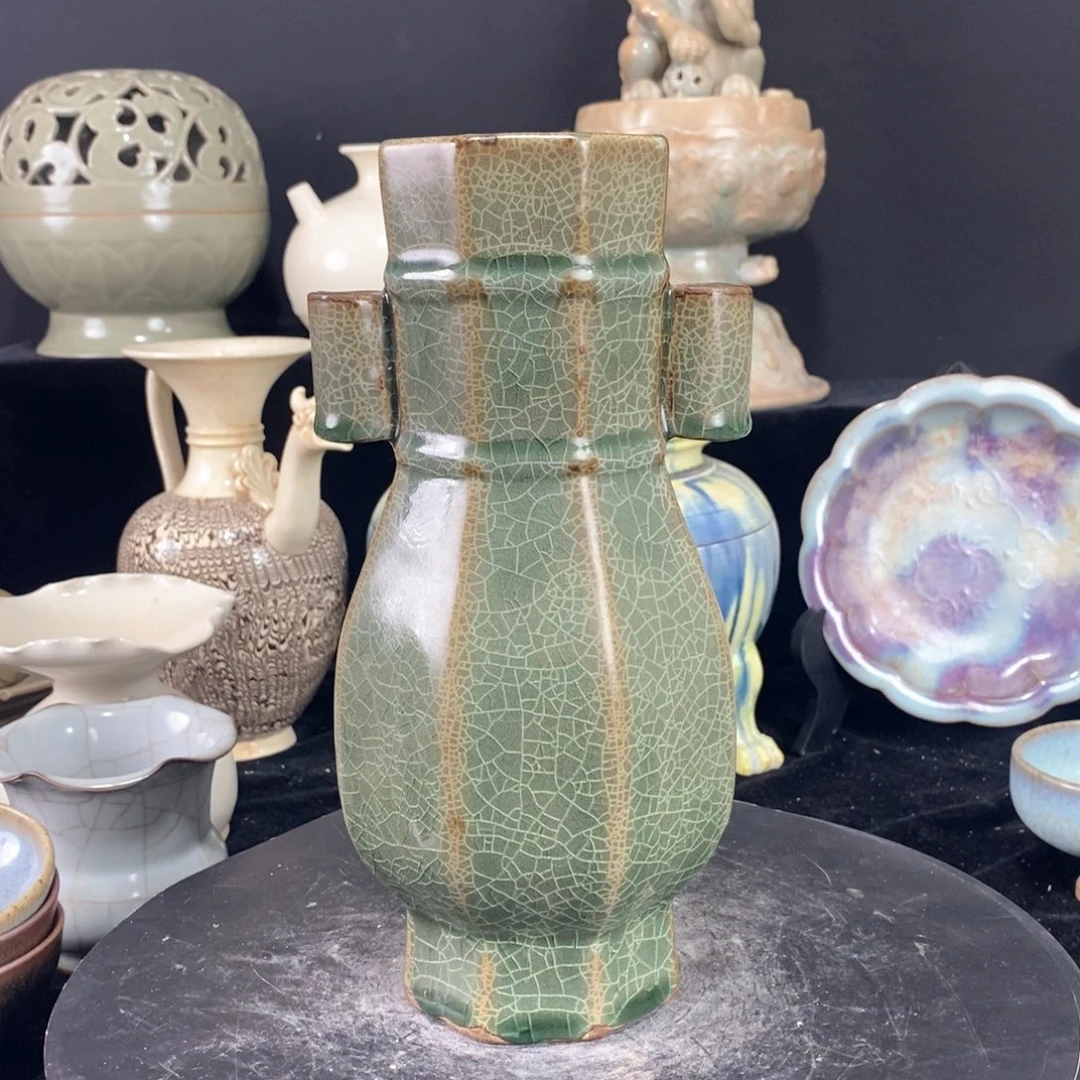 摆件曹*鱼瓷器瓷器瓷器