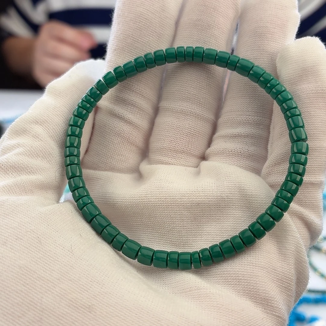 绿松石未镶嵌手串4.5mm