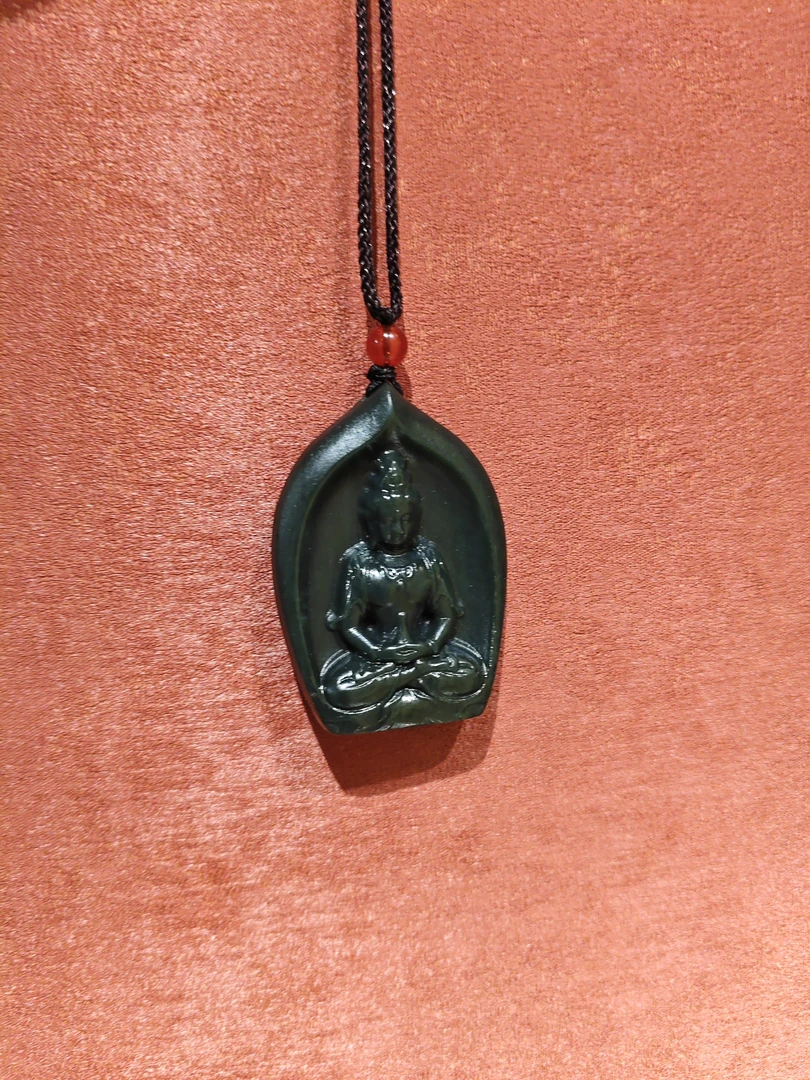 【玉器】塔青观音牌和田玉塔青多样性发货