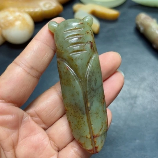 吊坠白玉菩提把件