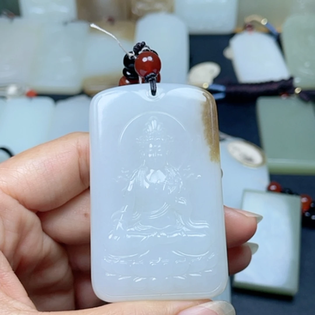 【闪购商品】颈饰未镶嵌和田玉夏**风