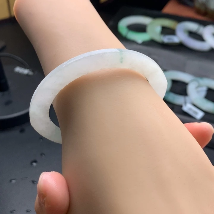 定制翡翠冰飘花55-62未镶嵌