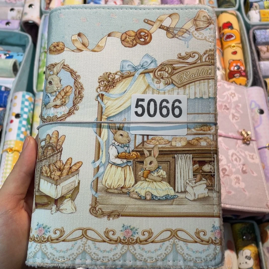 织绣A6活页不加纸5066