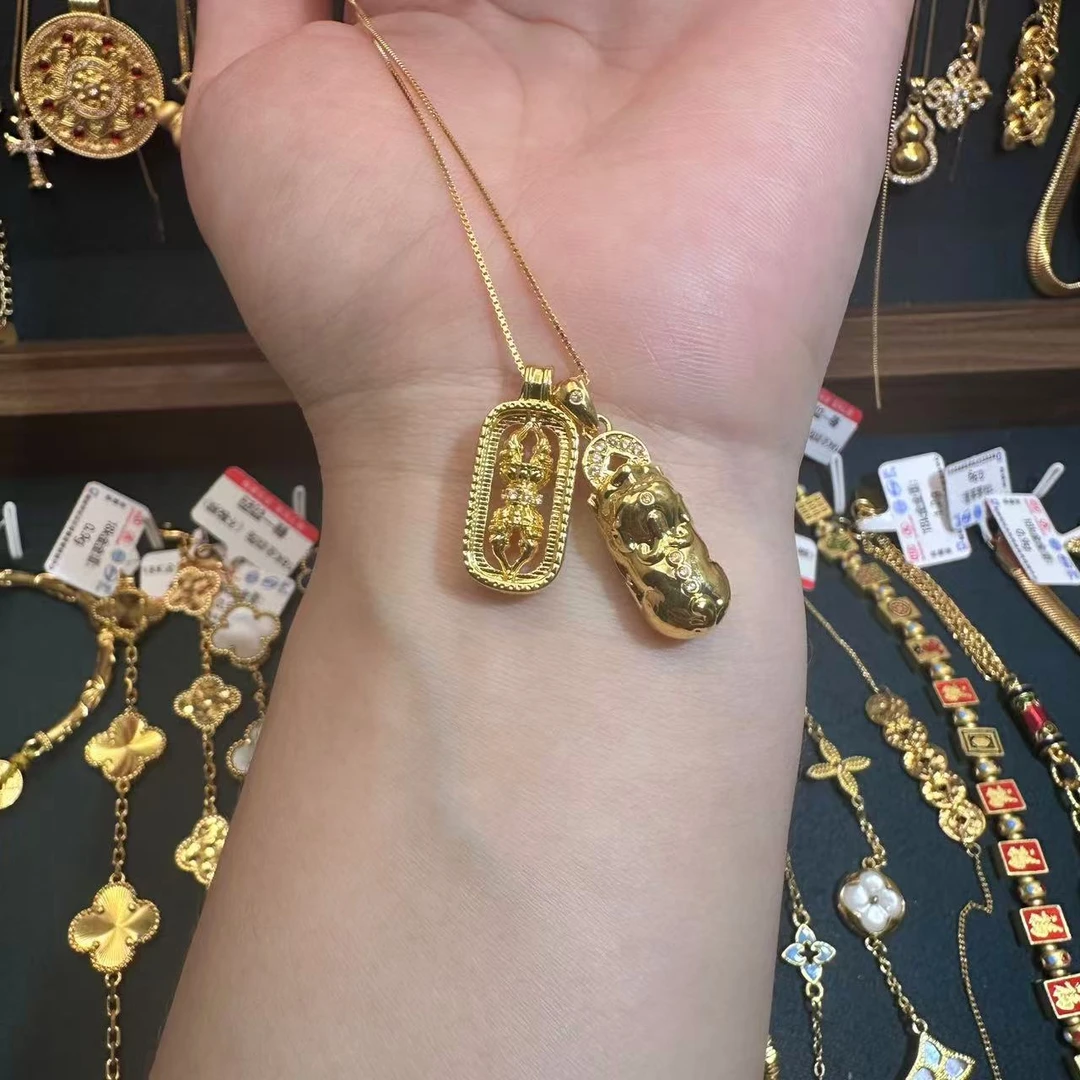 18K 貔貅+金刚杵