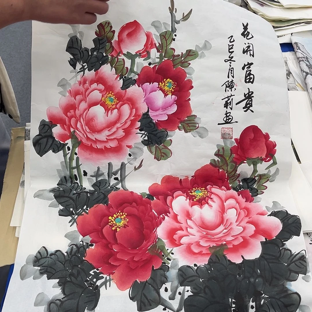 国画纯手绘作品欣赏