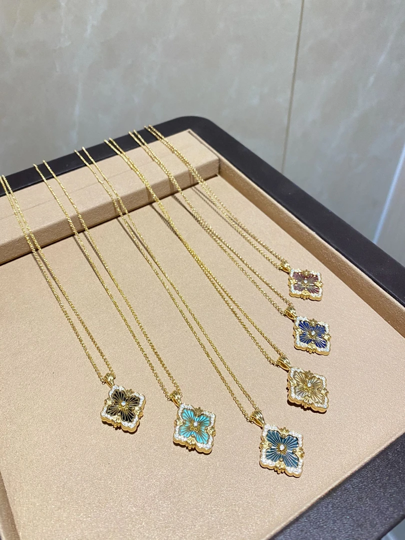铜合金合成锆石项链 大公子高定项链