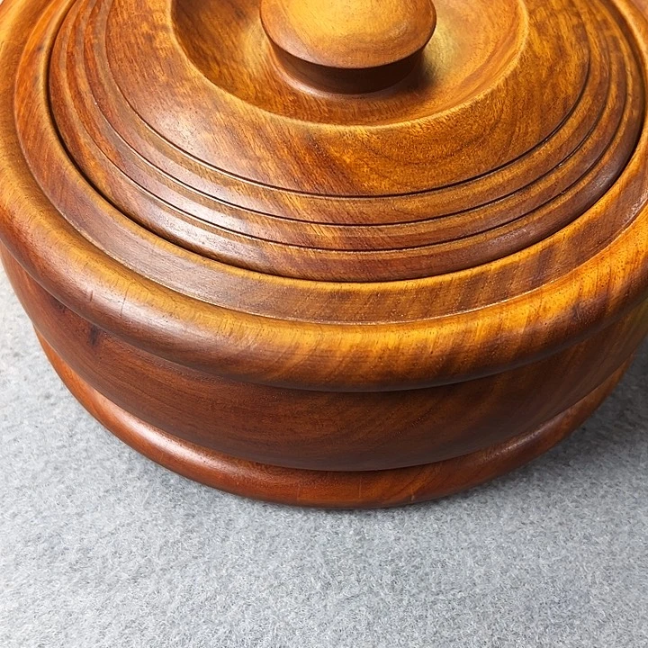 火*缅甸花梨木25罐子一个