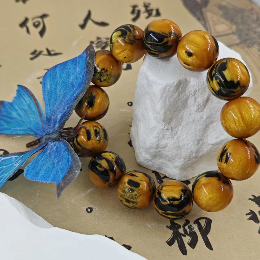 【古典珍藏】灵极龟G126复古经典树脂手串手链