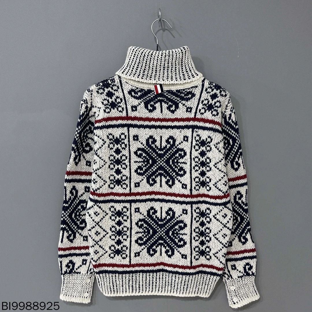 99新 THOMBROWNE 圣诞费尔岛针织毛衣/99新/2码/88925