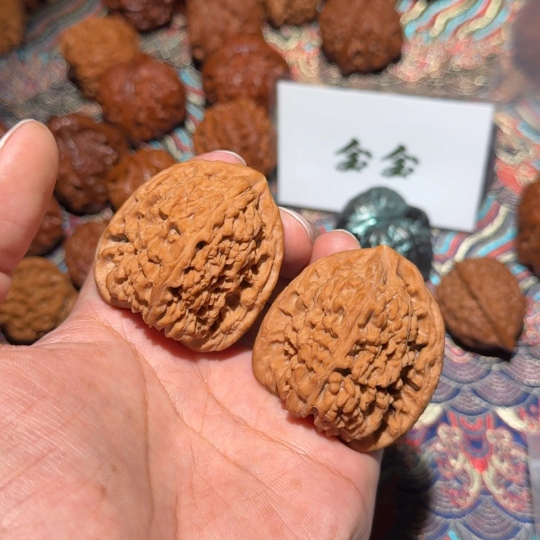 把件文玩核桃1730高炮南疆，尺寸43 42 45