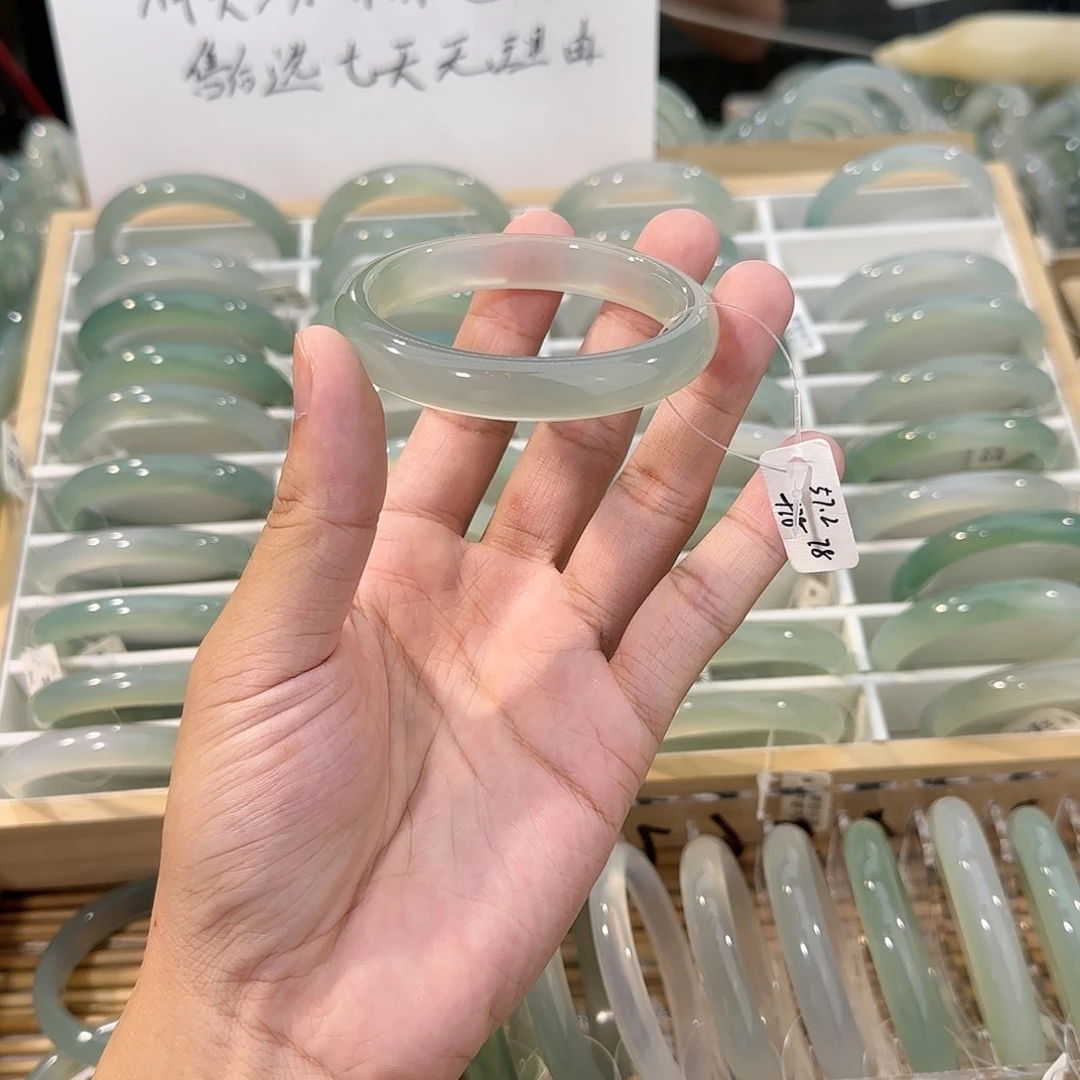 手镯玛瑙/玉髓未镶嵌圈口57.2
