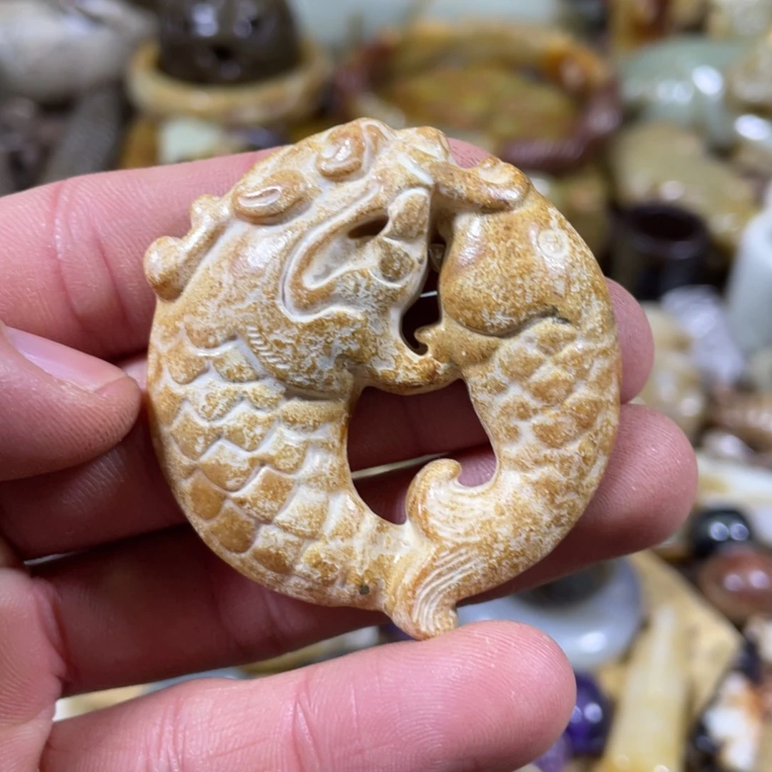 和田玉吊坠(不含链)未镶嵌