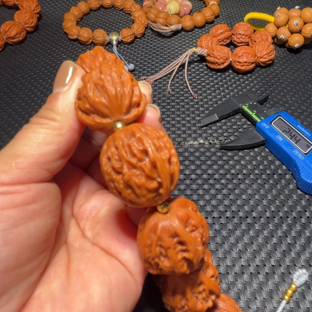 吊坠文玩核桃粗筋方蟾24