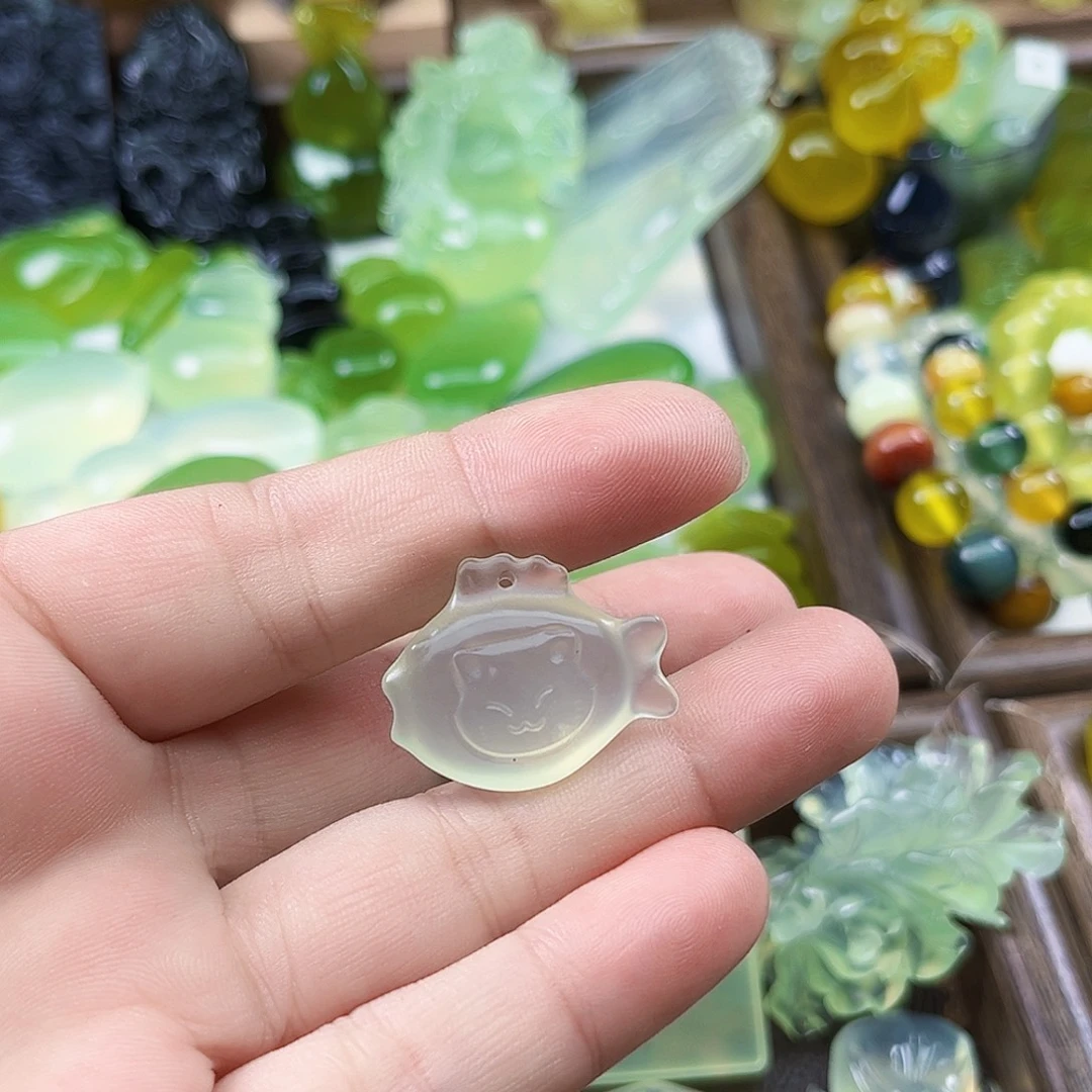 岫玉未镶嵌吊坠(不含链)