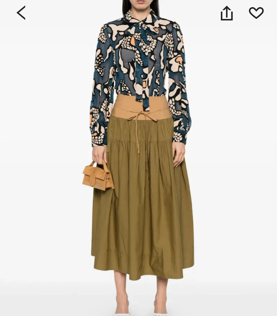 Soyinkala 轻盈飘逸 点点金丝衬衫 2色