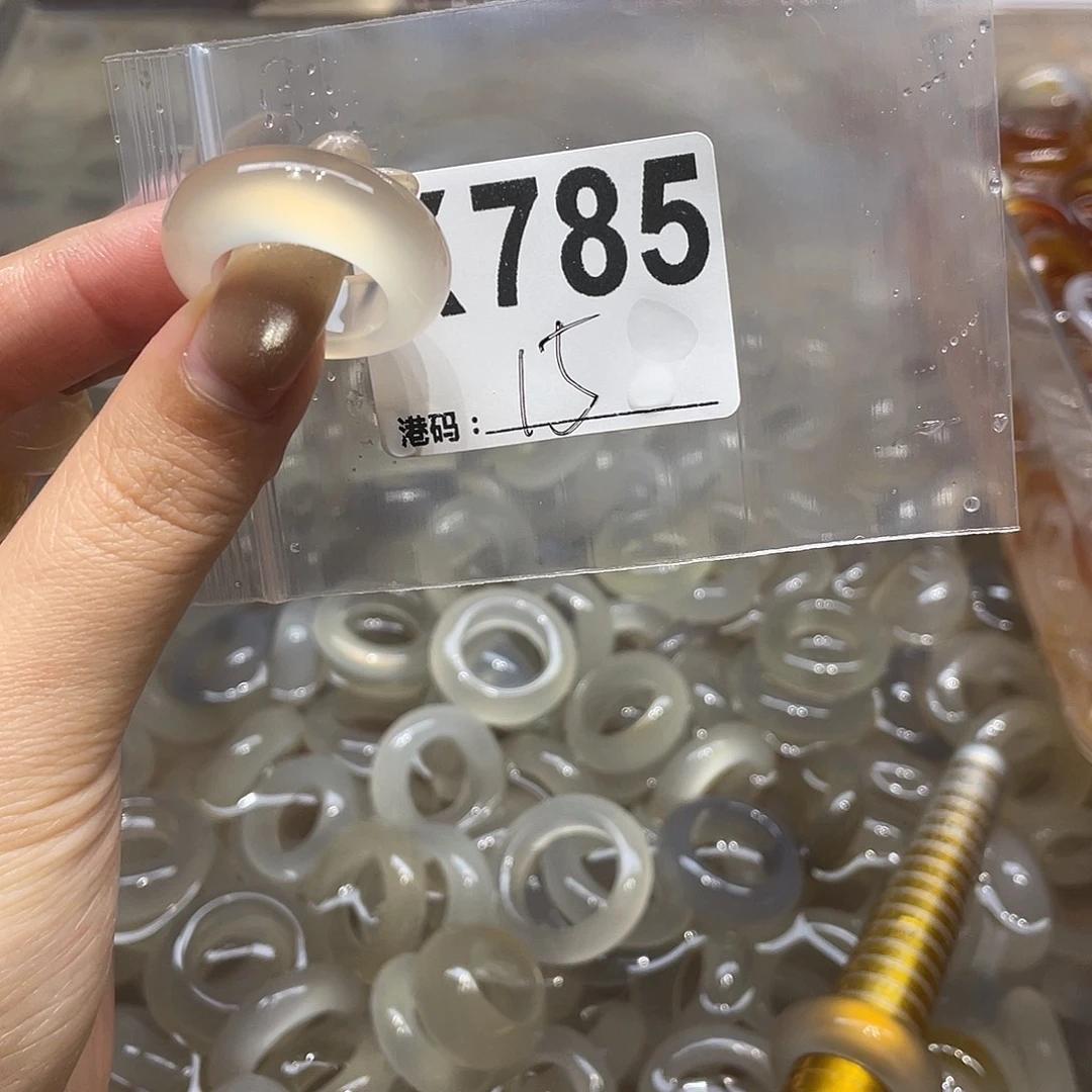 玛瑙/玉髓未镶嵌戒指785