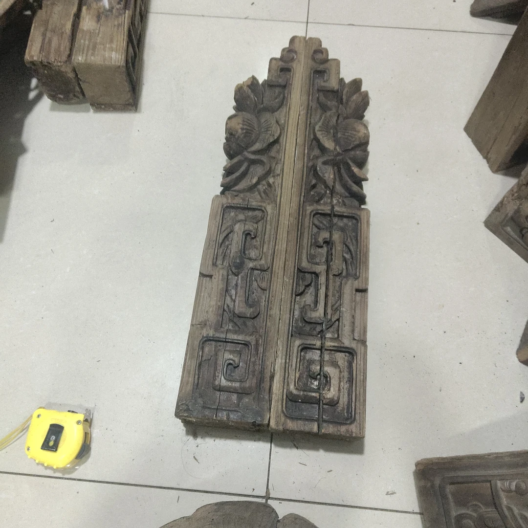 老物件老木雕老花板