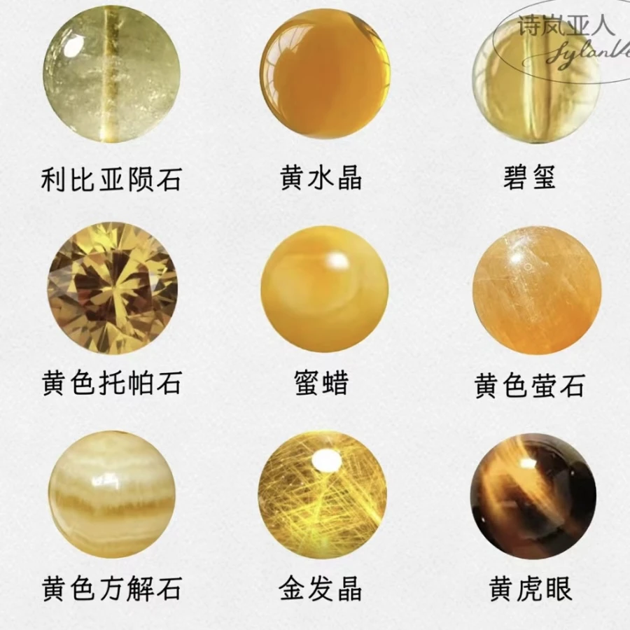 （ 黄色-编号 2 开头 ）请拍这里 天然水晶手串手链单串