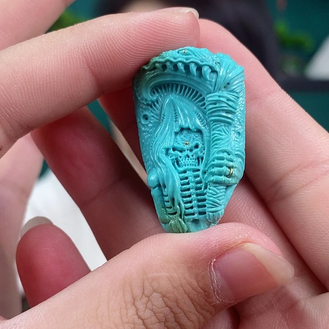 绿松石珠宝奇石未镶嵌