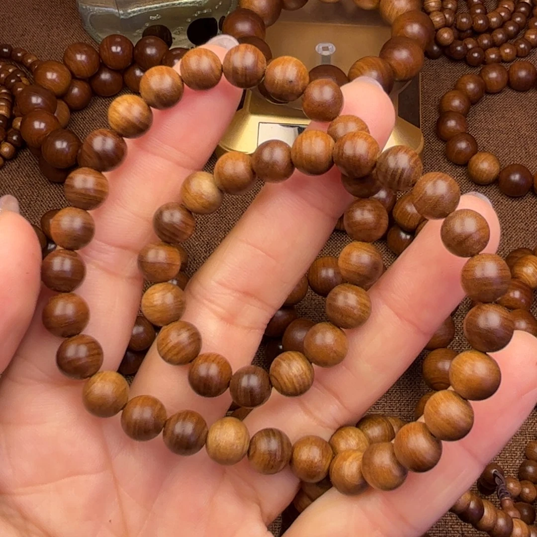 果****檀香木0.8*48颗 老山檀香