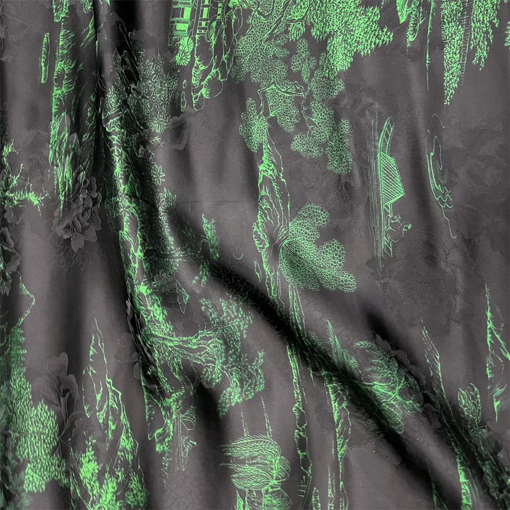 三月三布庄【寒江雪】面料定制商品不支持七天无理由退换