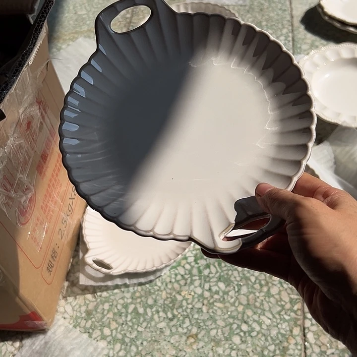 瓷片默认瑕疵商品耳朵贝壳