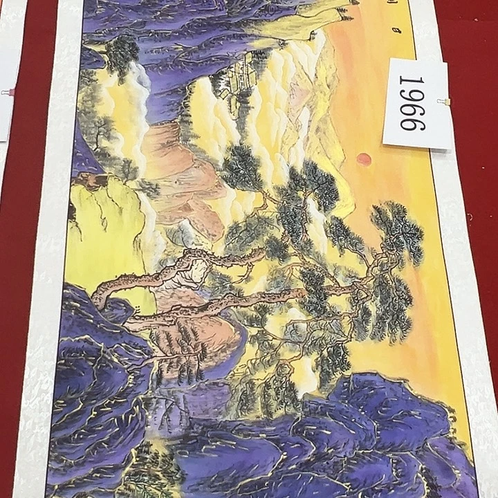 国画新年快乐纯手绘手工