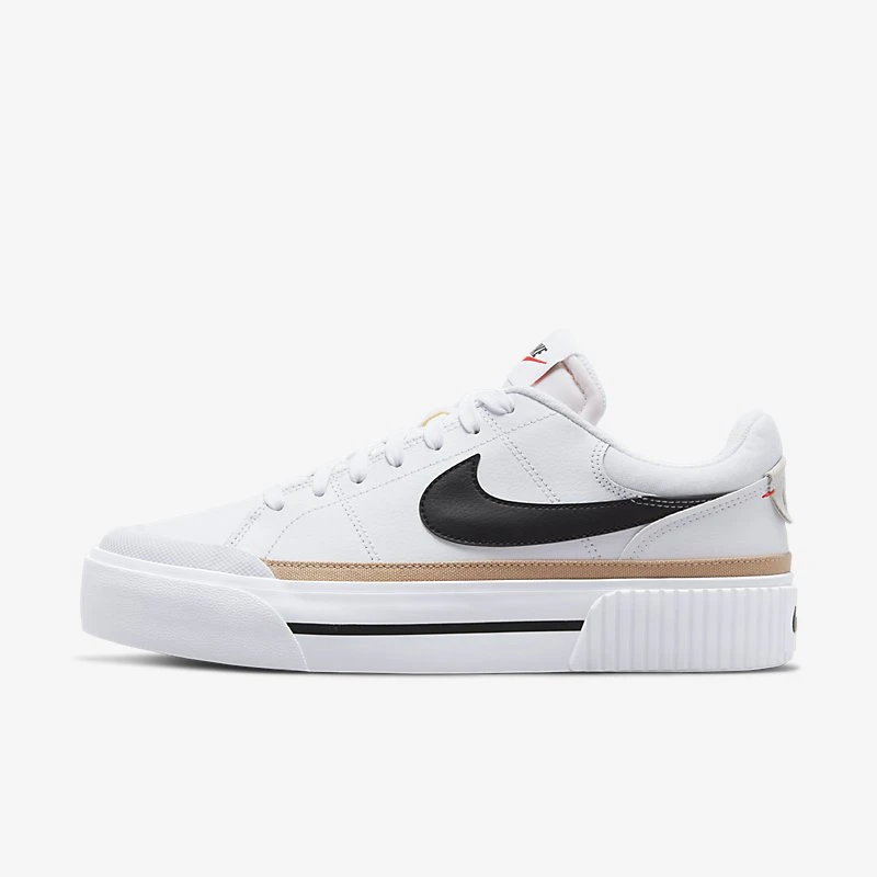 NIKE耐克女鞋新款COURT LEGACY厚底耐磨时尚运动休闲鞋板鞋DM7590