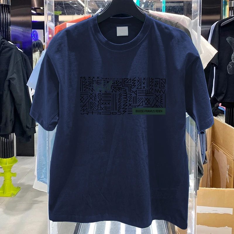 奥特莱斯~清仓捡漏潮流港风纯棉印花短袖T恤男女宽松休闲百搭上衣