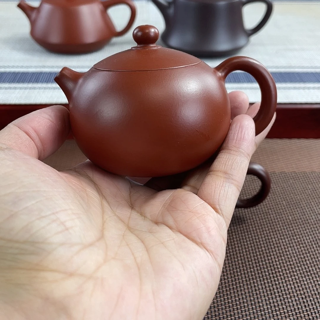 朱泥壶原矿朱泥西施120cc