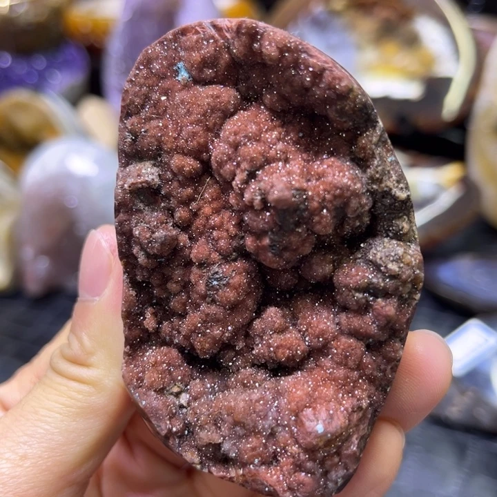 发饰未镶嵌水晶红软啵啵簇