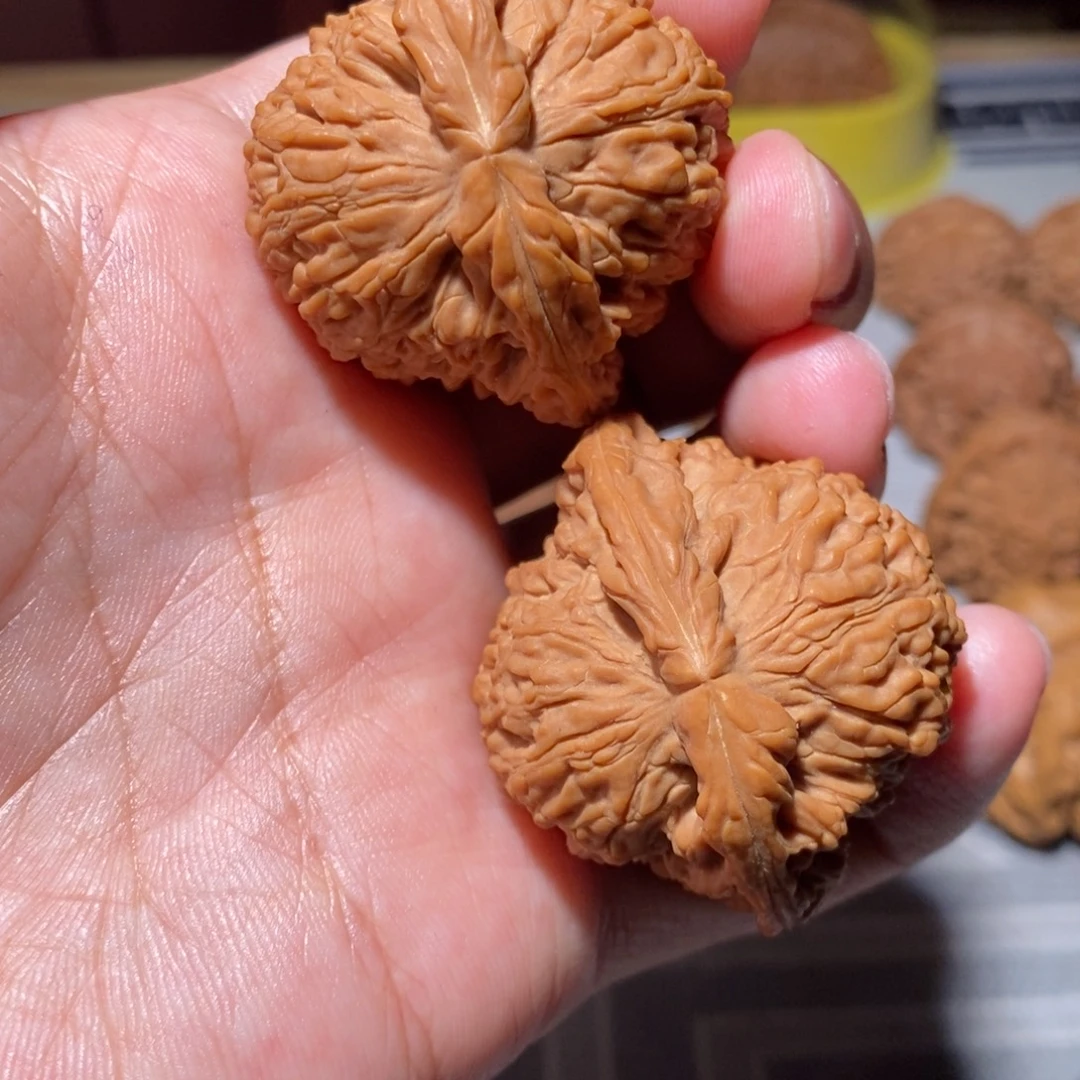 腾***生文玩核桃把件南将石43尺全品