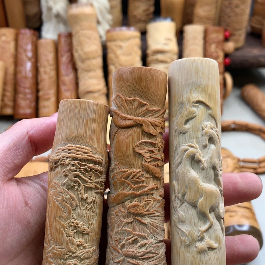 【闪购商品】竹开裂实心竹哈哈哈哈哈哈