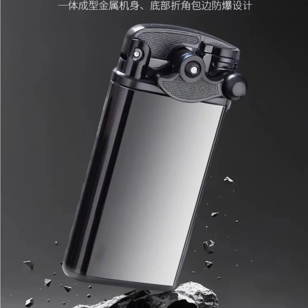 新款高档充气打火机防风火机网红金属耐用个性定制送男友礼物批发