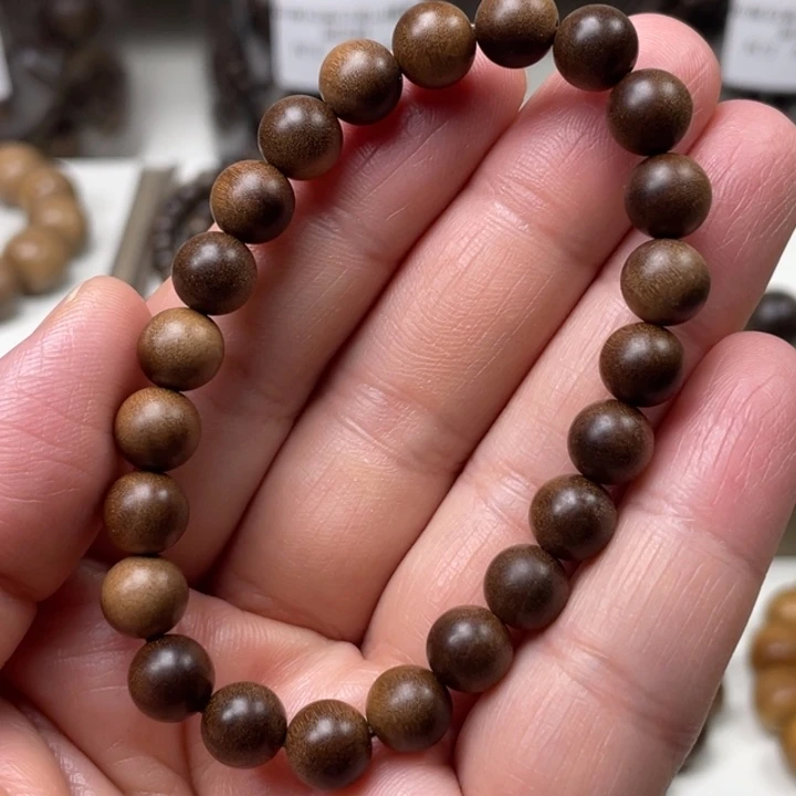 檀香木手串/手链迈索尔正区老山檀香0.8/23黑肉