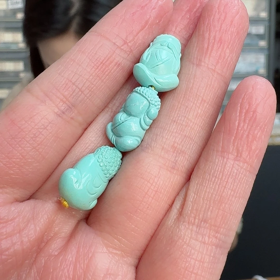 绿松石珠宝奇石未镶嵌