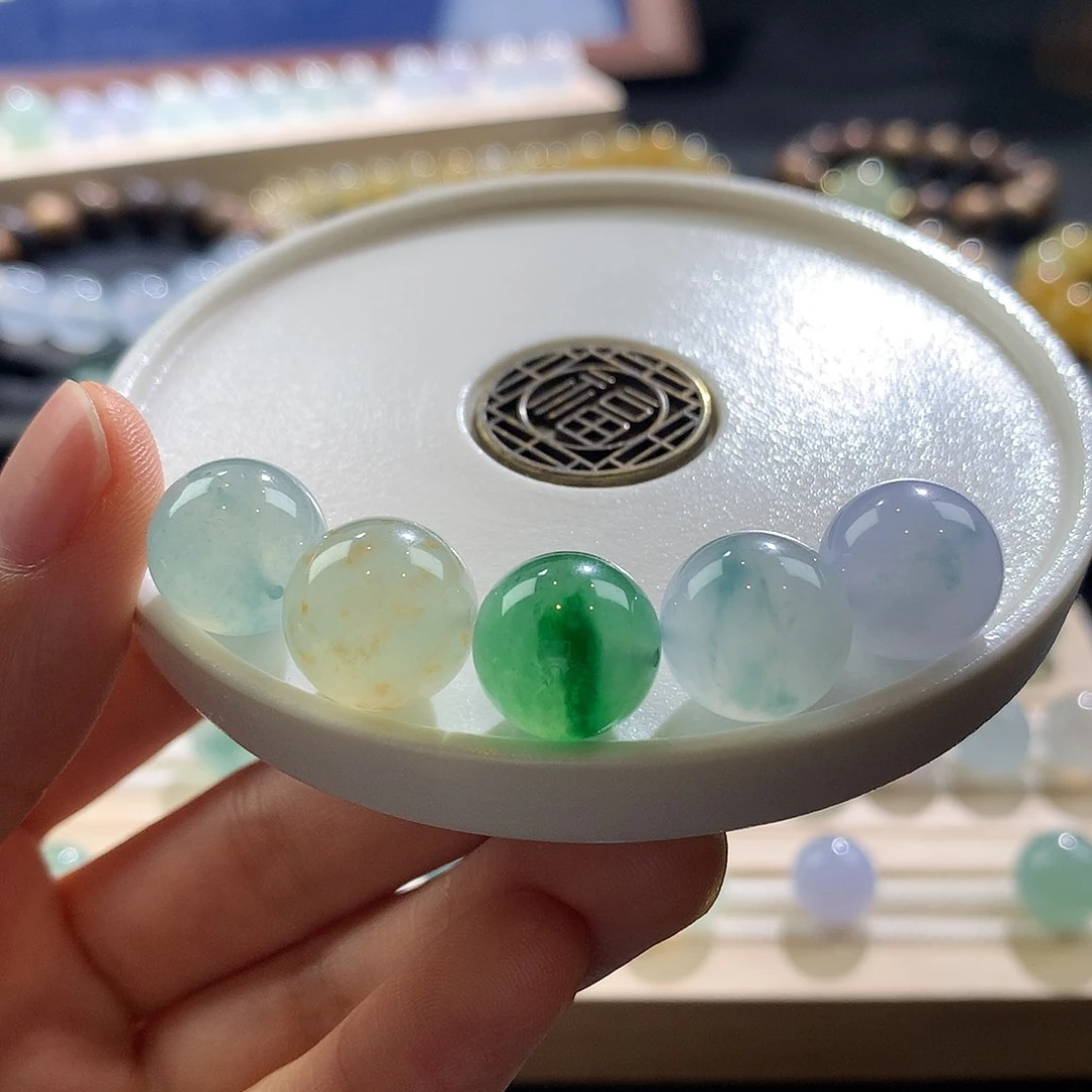 散珠翡翠翡翠珠子12