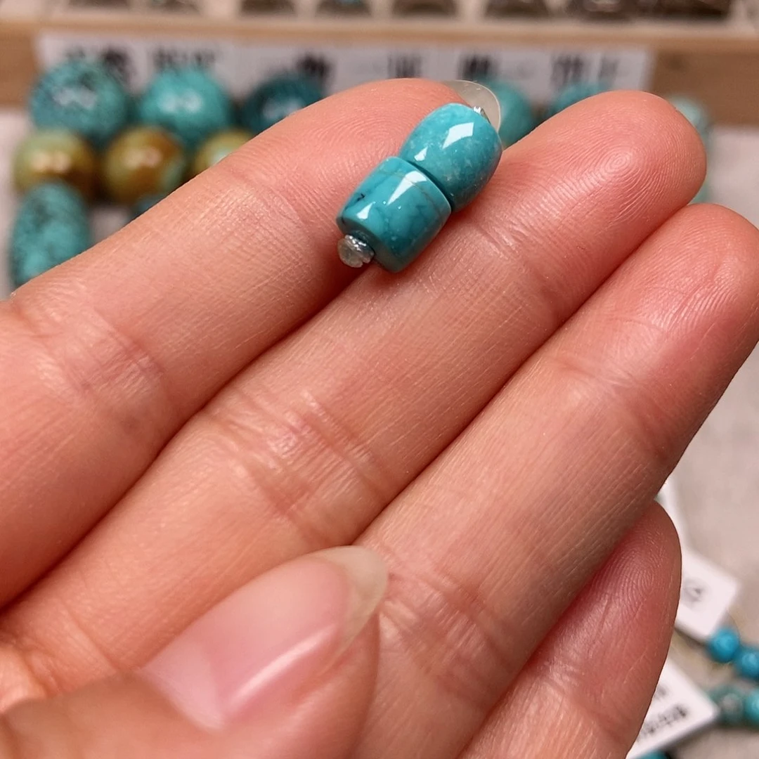 未镶嵌绿松石珠宝半成品