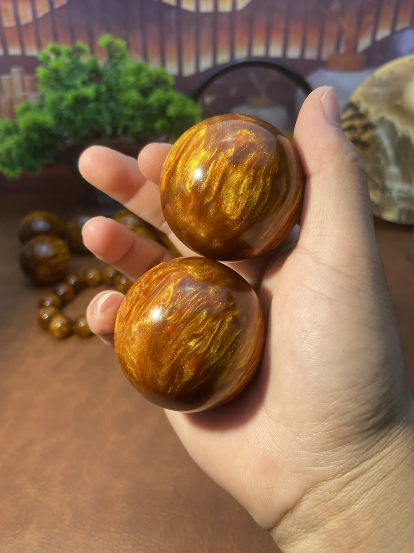 精品金丝手球5.0一对