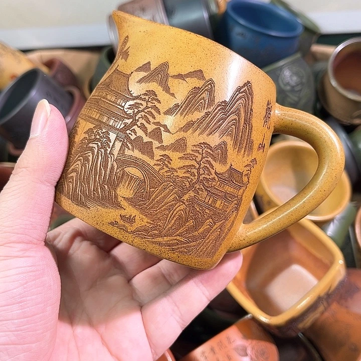 茶杯紫砂全手工紫砂主任杯