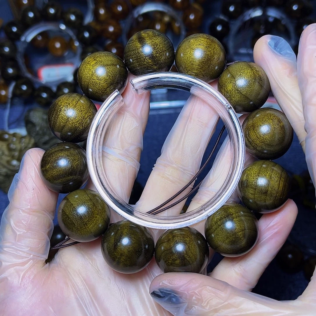 手串/手链楠木（金丝楠）2.0阴沉猫眼