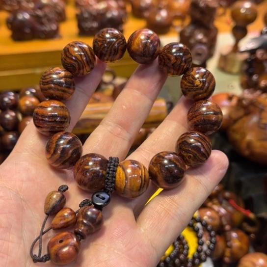 黄花梨/降香黄檀手串/手链黄花梨