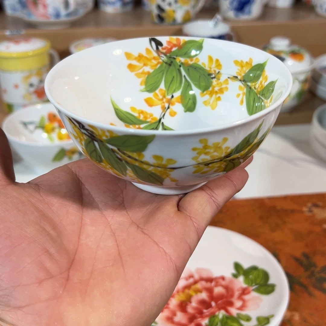 陶瓷景德镇高温釉下陶瓷5寸