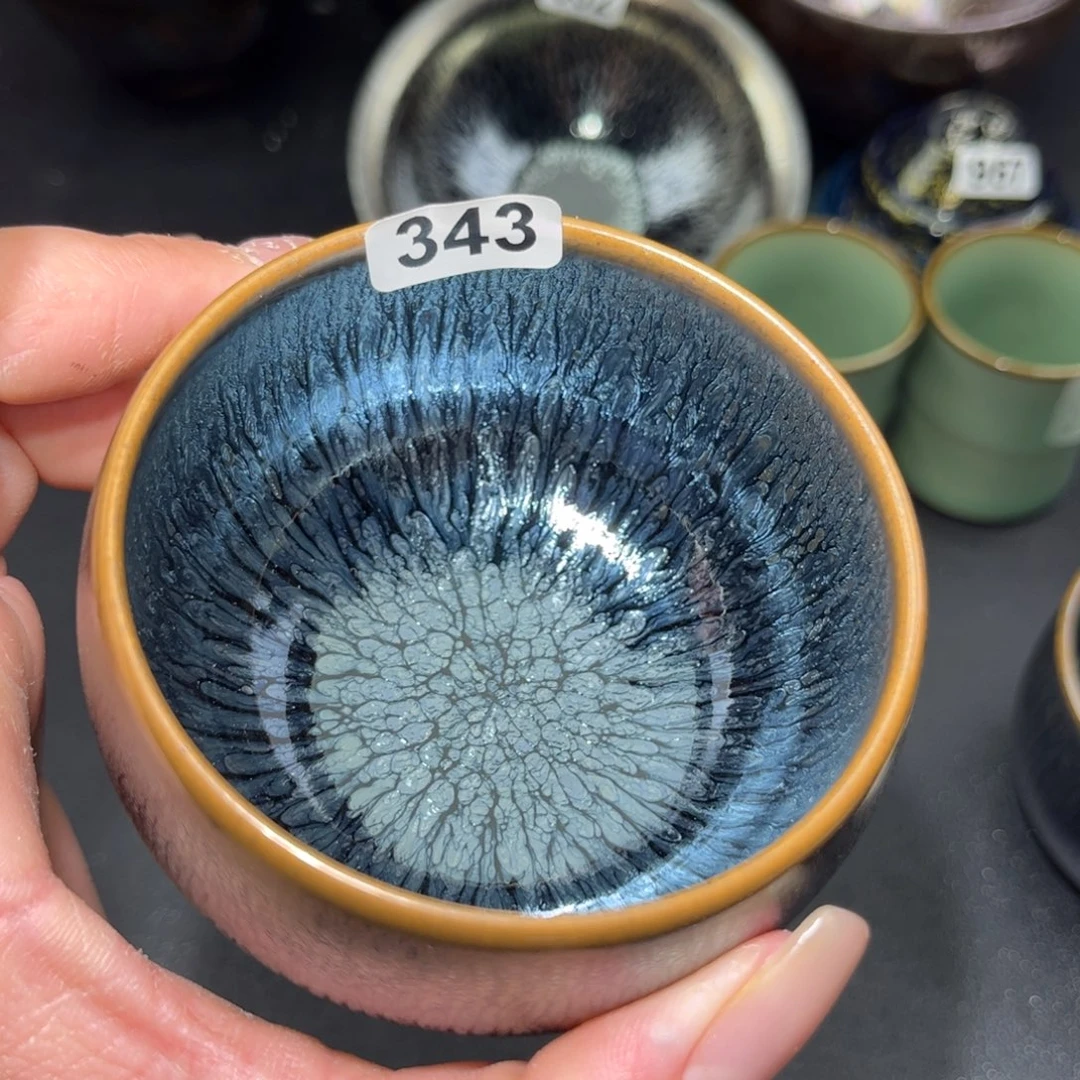 九***洛茶盏343 建盏单盏放大漏…………