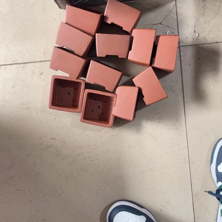 田***2紫砂花盆紫砂花盆口7.5高4.5