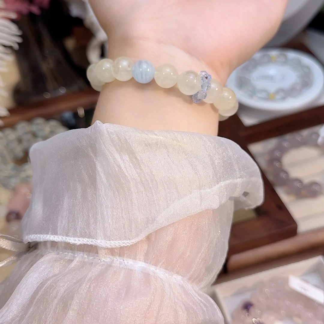 水晶手串合金天然水晶手串