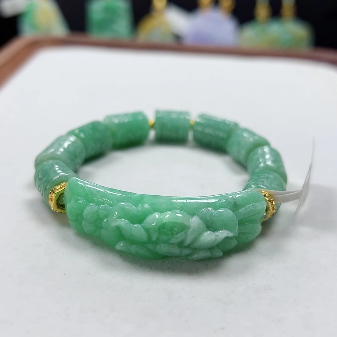 未镶嵌手链翡翠手牌