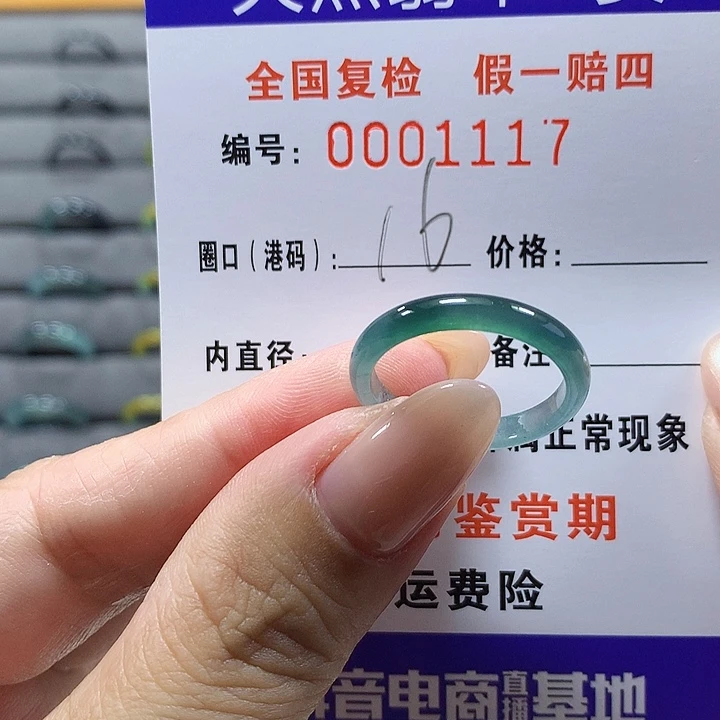 未镶嵌戒圈翡翠1117
