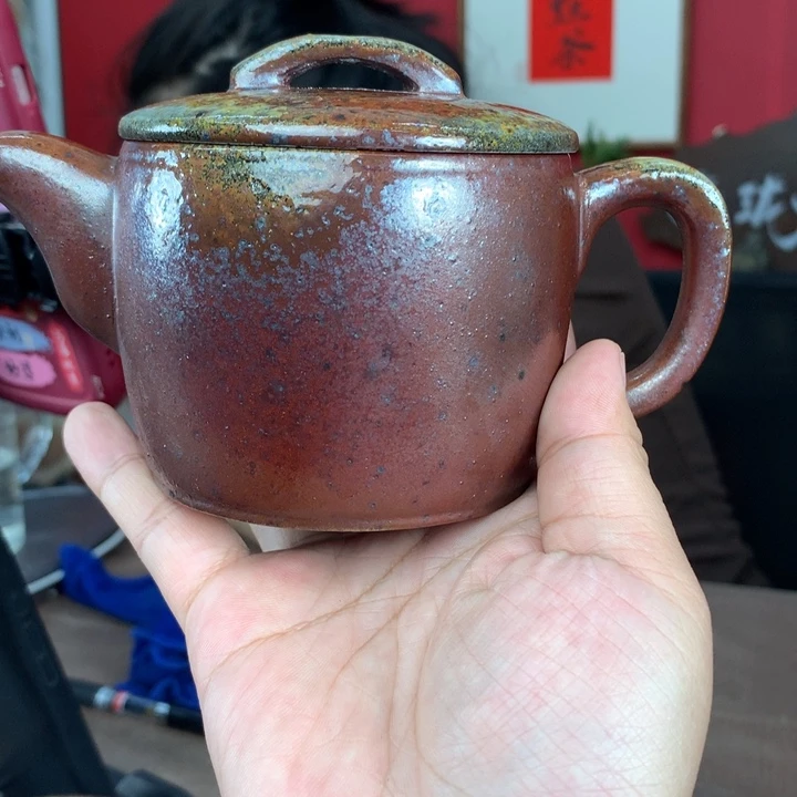 紫砂柴烧纯自然柴烧