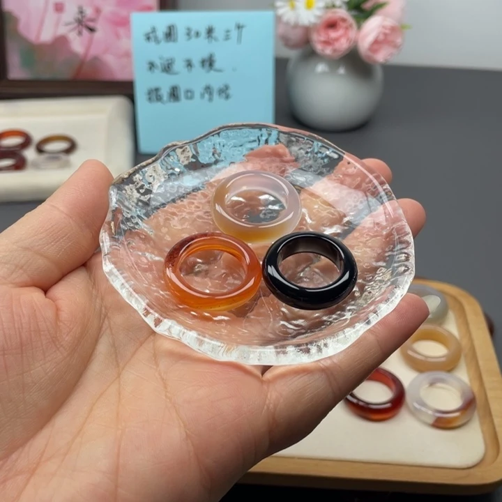 未镶嵌戒指玛瑙/玉髓